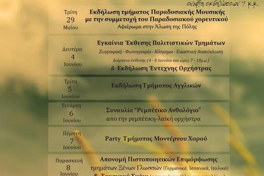 ΚΛΕΙΣΙΜΟ ΤΜΗΜΑΤΩΝ